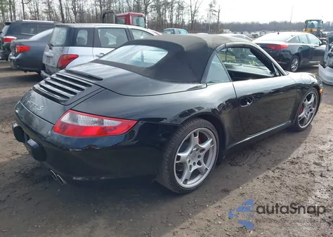 2005 Porsche 911 Carrera S из США, поврежденный, VIN WP0CB29935S765493
